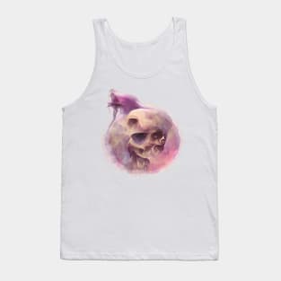 Abstraction, planet, skull Tank Top